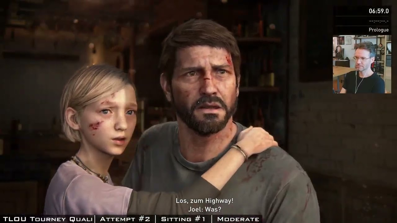 Attempt #2 | Sitting #1 | TLOU1 Tournament Qualifier | Moderate | DEATH Invisible Level Barrier