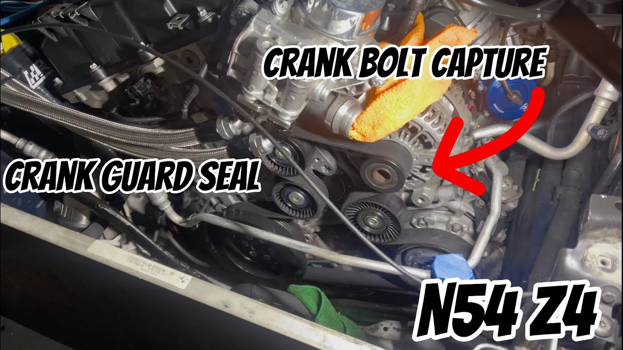 BMW Crank Bolt Capture and Crank Guard Seal | N54 | Z4