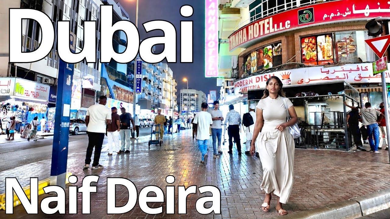 Dubai 🇦🇪 Naif Deira, Gold Souk |4K| Naif Deira, Dubai Gold Souk Walking Tour