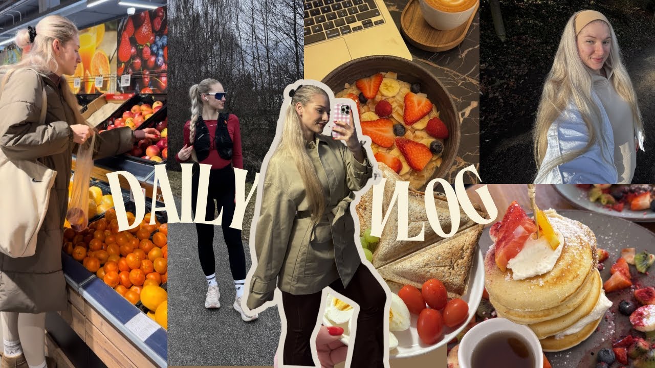 TÝDENNÍ VLOG | práce, klasika běhání, receptíky, balanc v jídle i v přípravě!