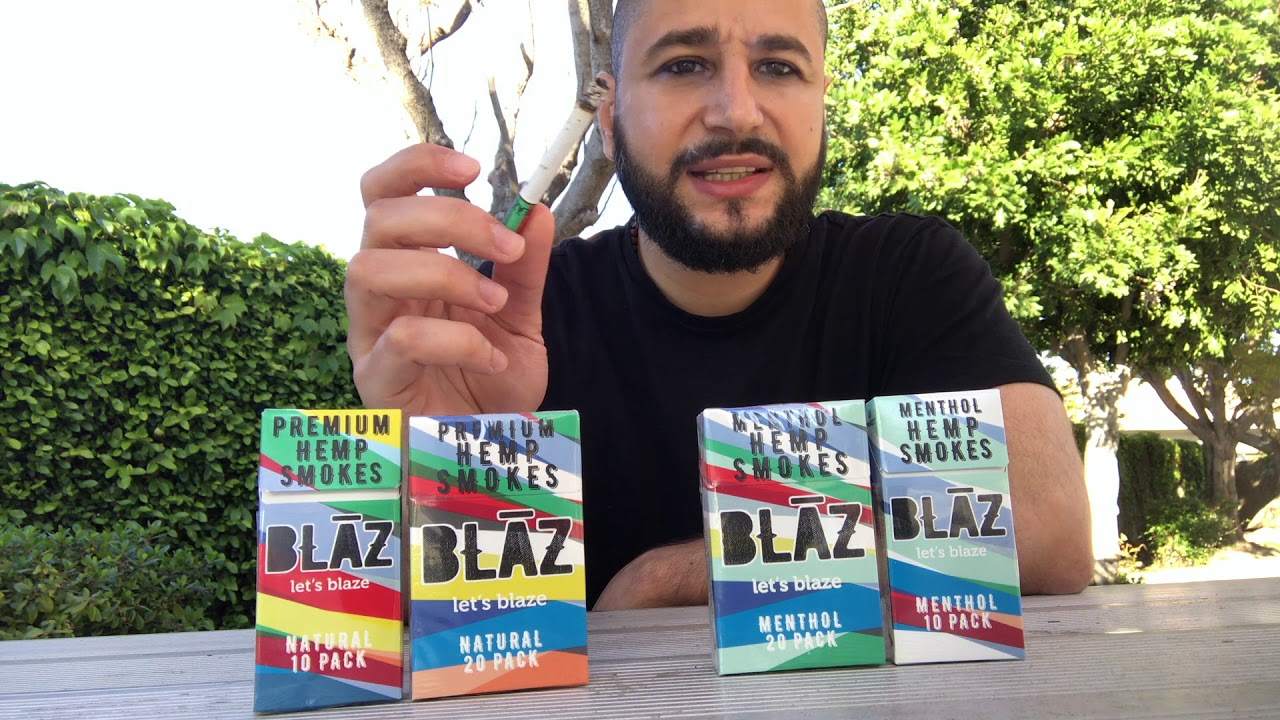 Blaz Hemp Smokes Premium Hemp Cigarettes Review