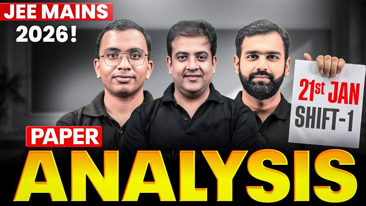JEE Main 2026 LIVE Paper Discussion | Shift-wise Analysis | Rank Booster