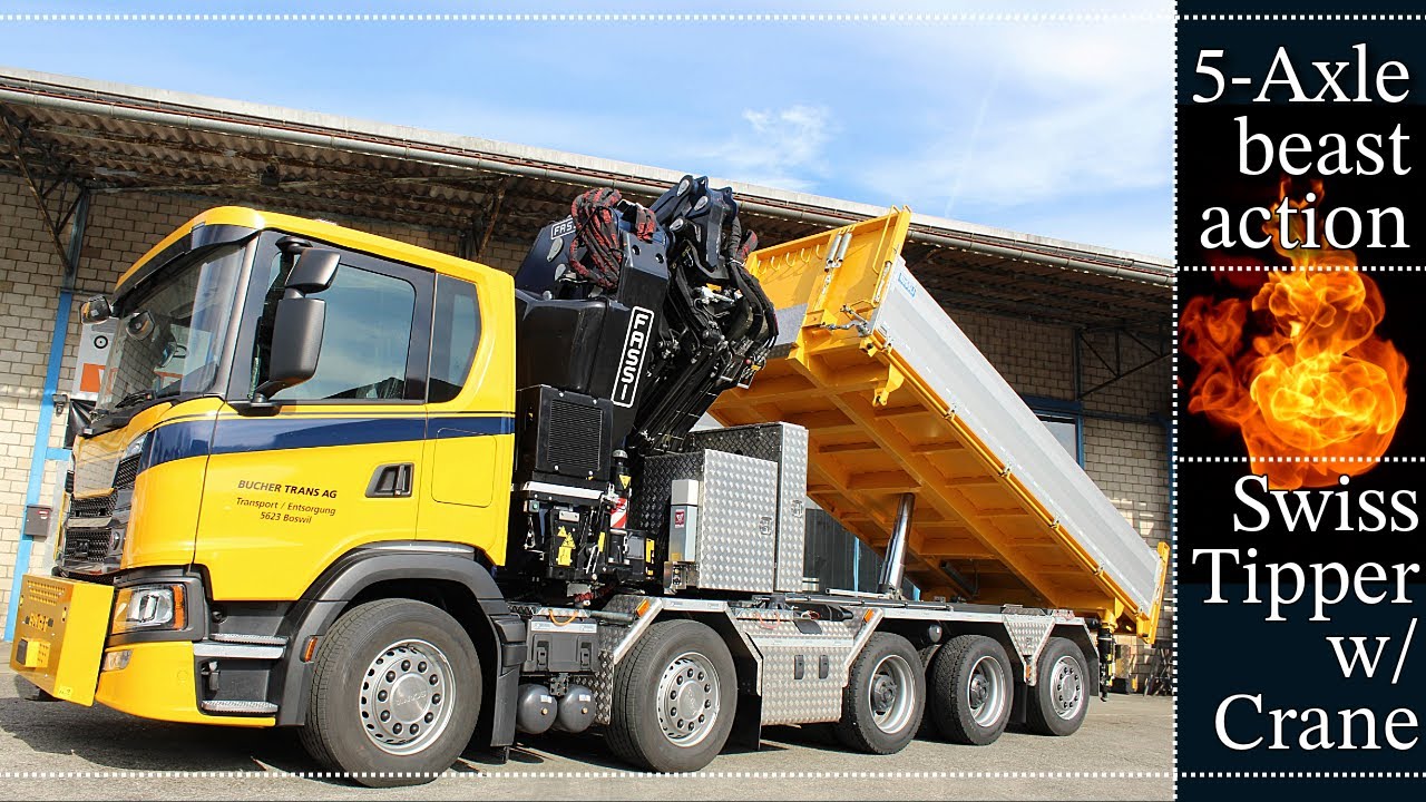 Swiss 5-Axle Tipper Beast in Action | Nüssli Fahrzeugbau AG