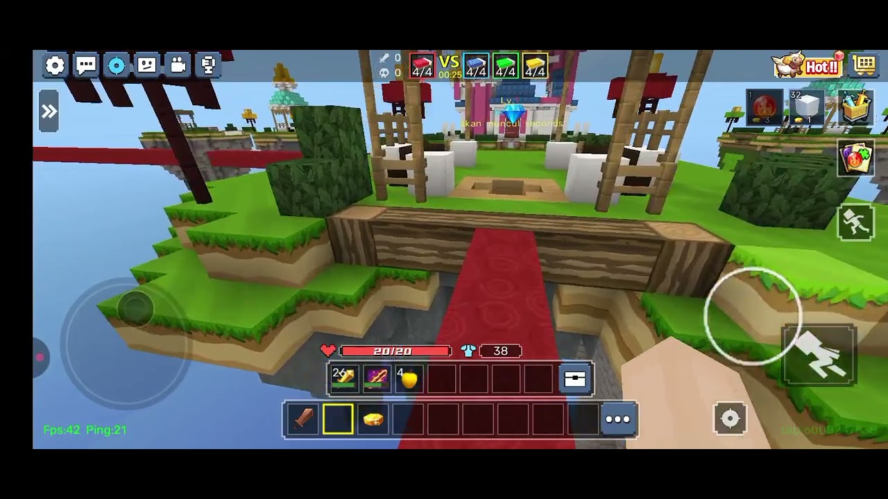 POV : kalau jatuh kelantai 3× tamat (kalau mengahkiri parkur main bedwars)