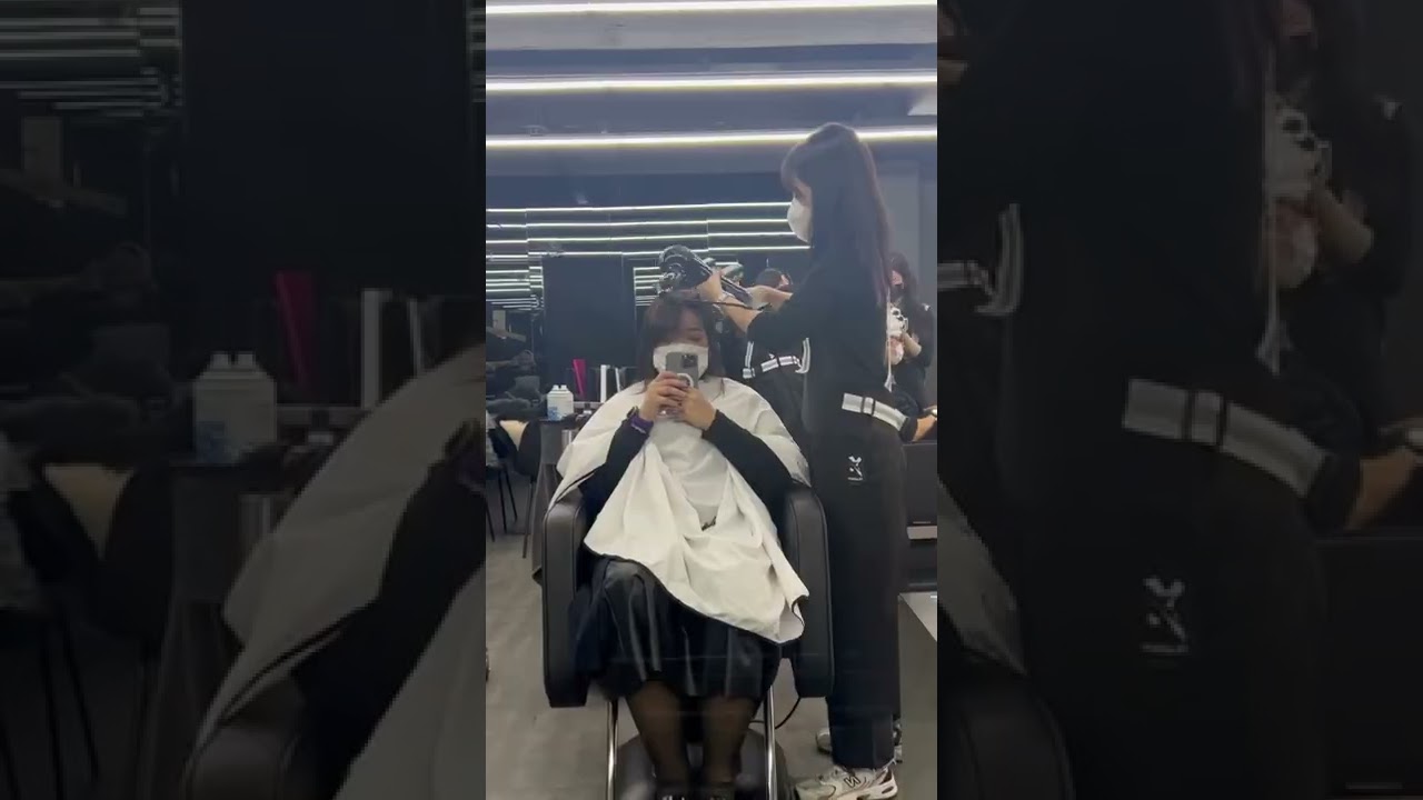 Haircut and styling by BTS' hair stylist Mujin-ssi~ #FaireByMujin #Faire #Mujin #BTS #hairstylist 💜