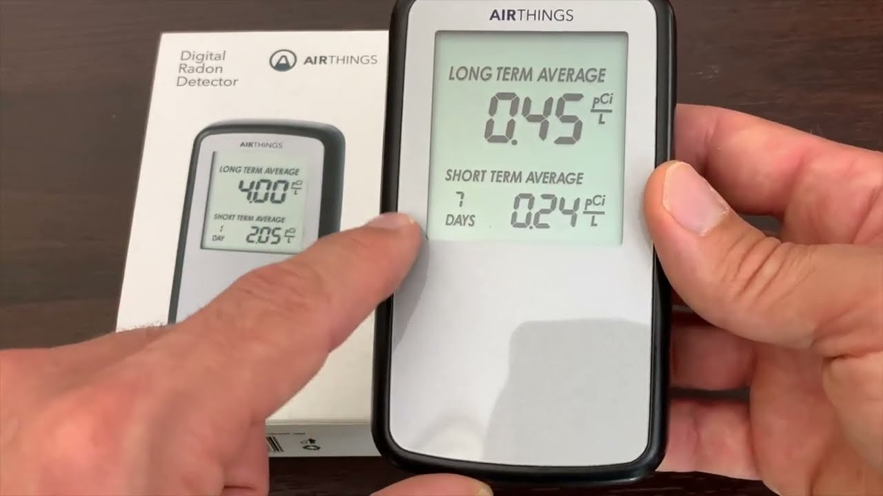 Air Things Digital Radon Detector for you home| radon detector kit| radon detector  home inspection