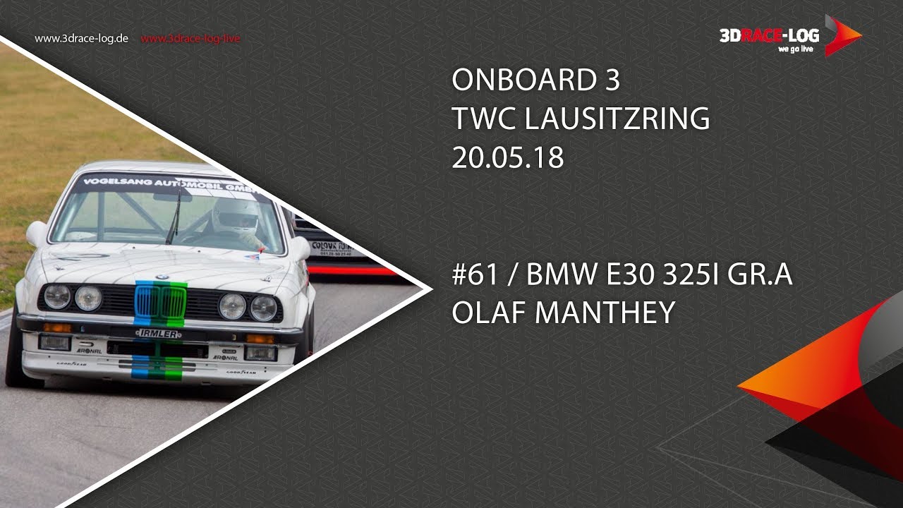 Tourenwagen Classics Onboard 3, #61, BMW E30 325i Gr.A, Olaf Manthey,  Rennen