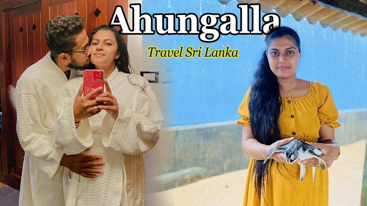 Trip to Ahungalla දකුණු පලාතට ගිය ගමන... 🌊🌴#travel #srilanka #couplevlog #sinhala