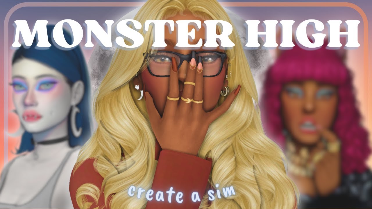 Создание кукол Monster High в Sims 4 🐺🌕