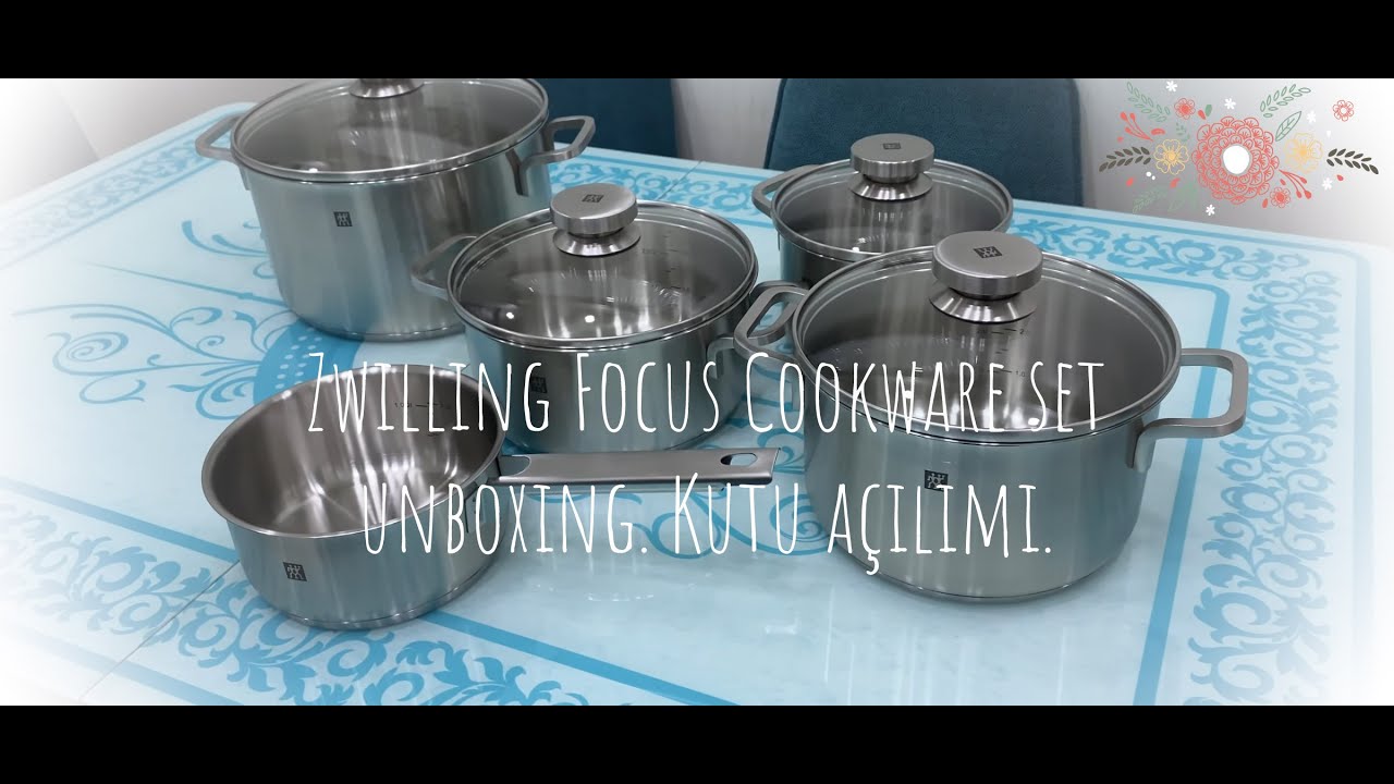 Zwilling Focus tencere seti Kutu açılışı. Unboxing.