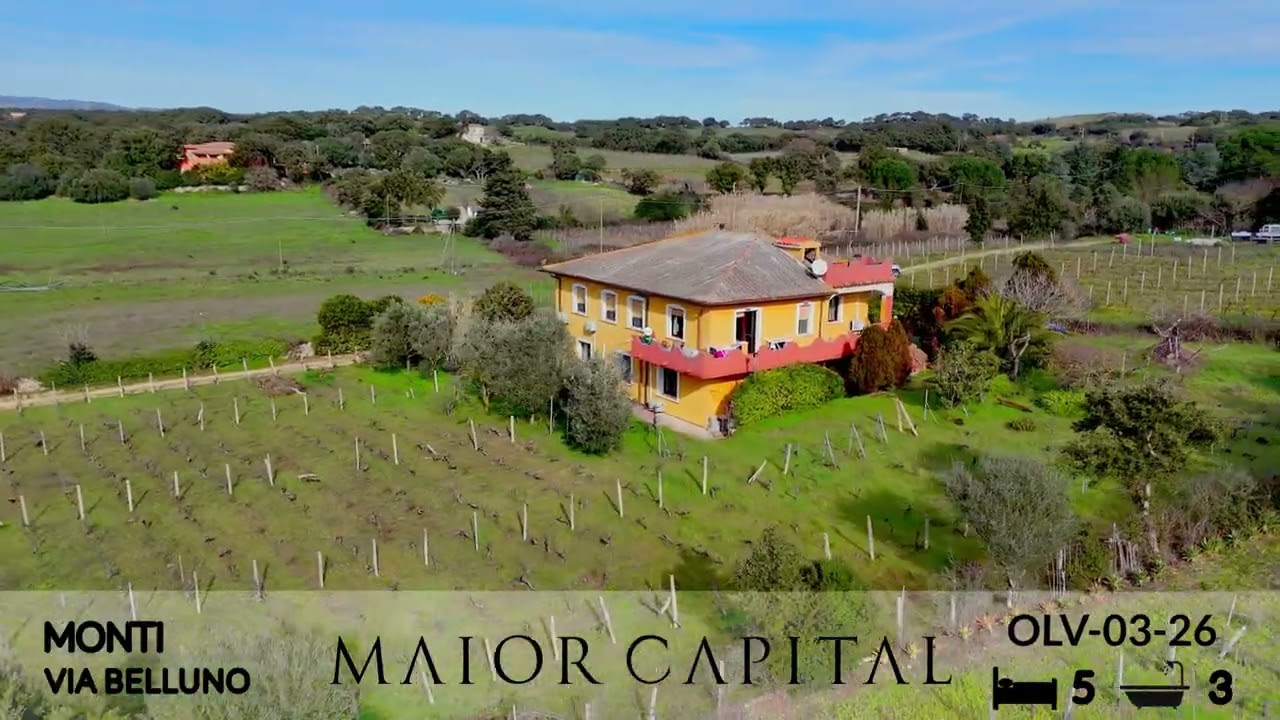 OLV-03-26 | Monti | Villa indipendente con vigneto a venti minuti da Olbia