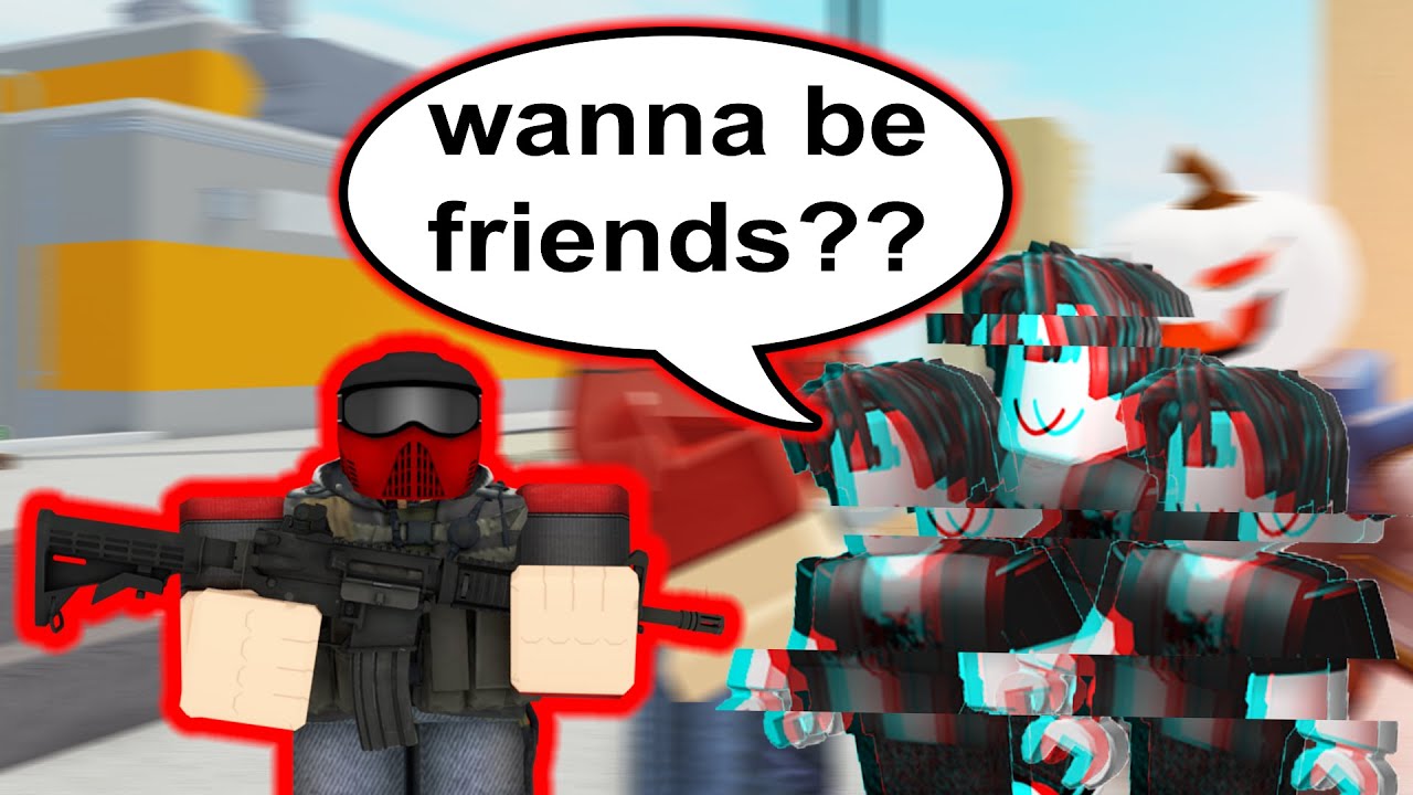 3 HACKERS HELP ME IN ARSENAL.. | ROBLOX