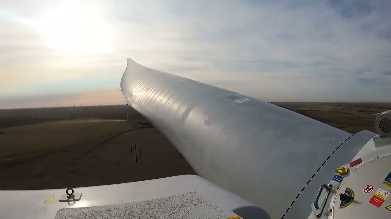 Climbing a Wind Turbine