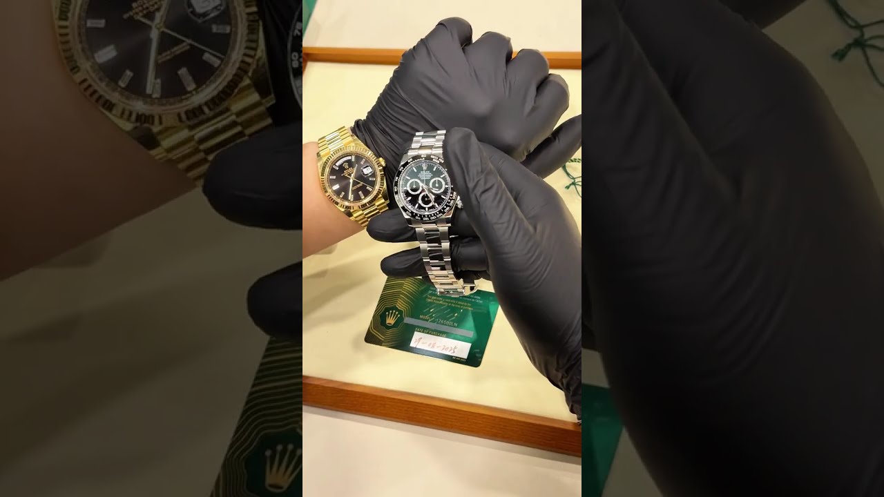 劳力士126500黑钢迪 交付 黑钢迪 一代钢王就是帅#胖哥爱玩表 #watch #rolex
