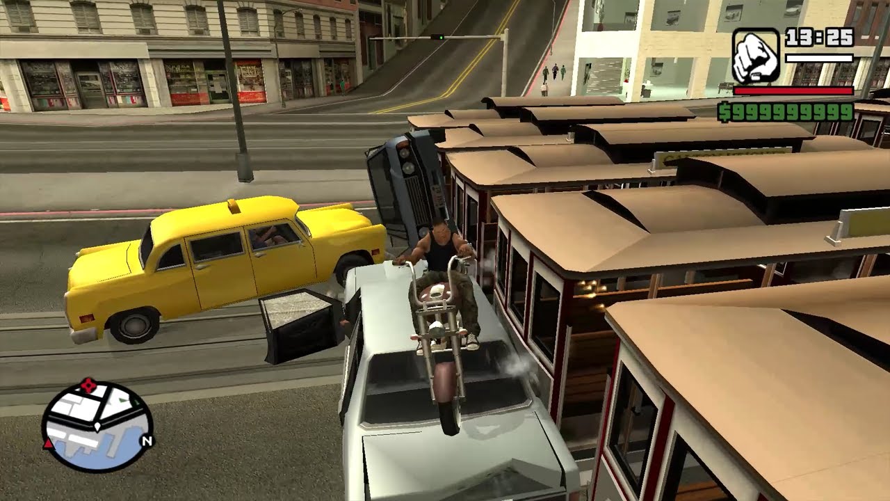 GTA San Andreas - Five + Five Crazy Trams