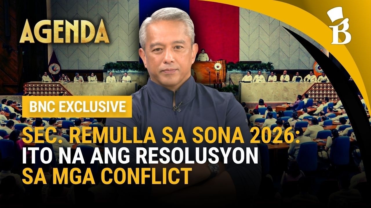 Секретарь Ремулла на SONA 2026: Вот решение конфликтов | Agenda
