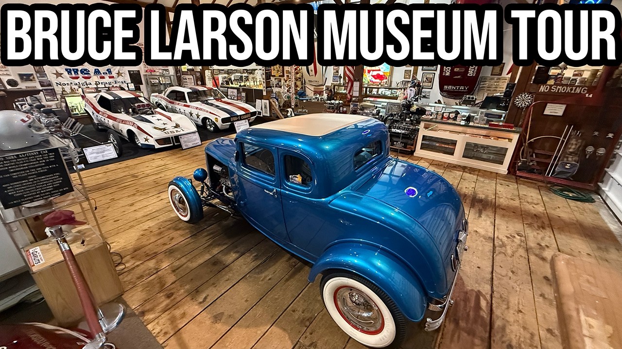 Touring the Bruce Larson Museum! Hot Rods, Funny Cars, Crazy Drag Racing History