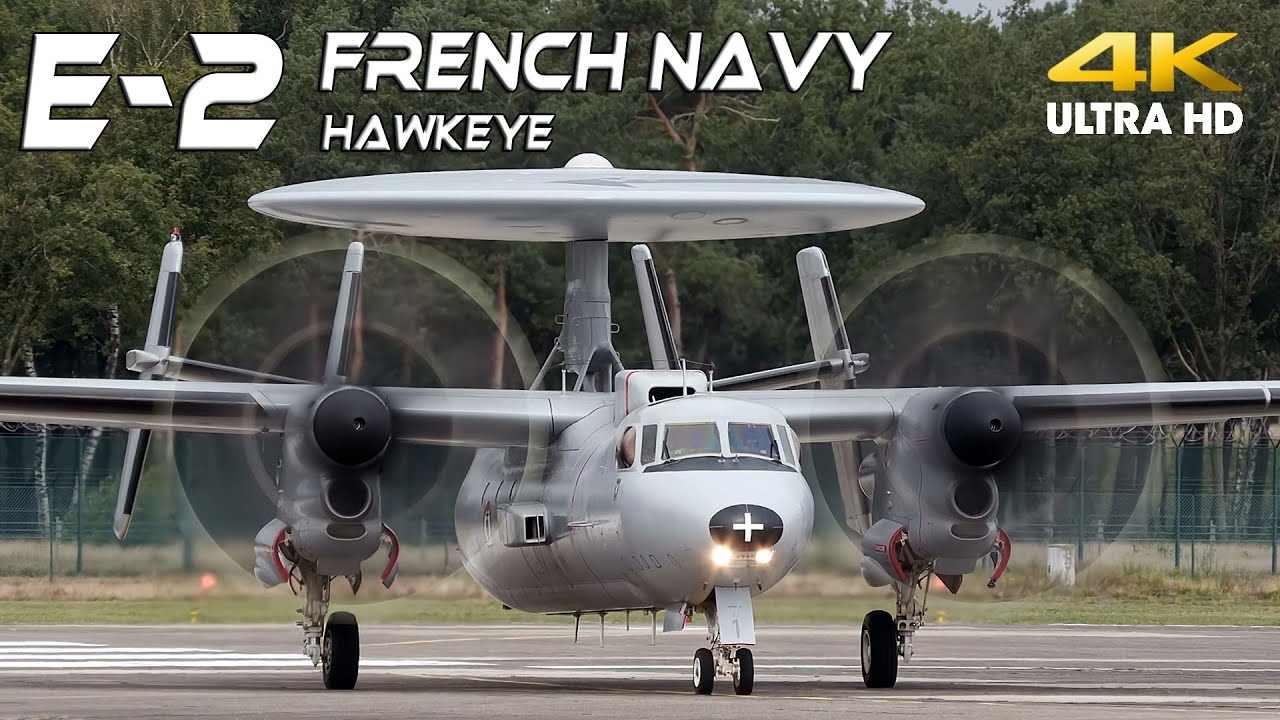 4K UHD  E-2 C Hawkeye  French Navy Full Demo
