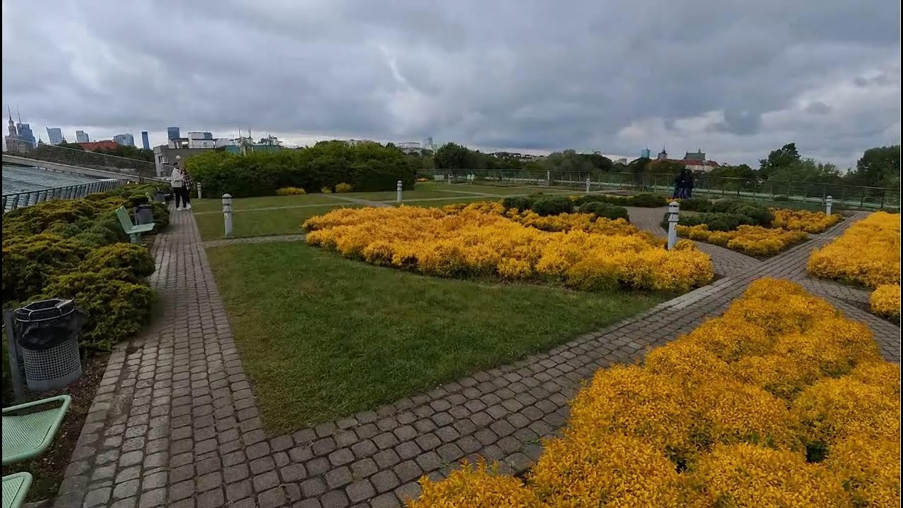 Warsaw's little secret- University Library Rooftop Garden