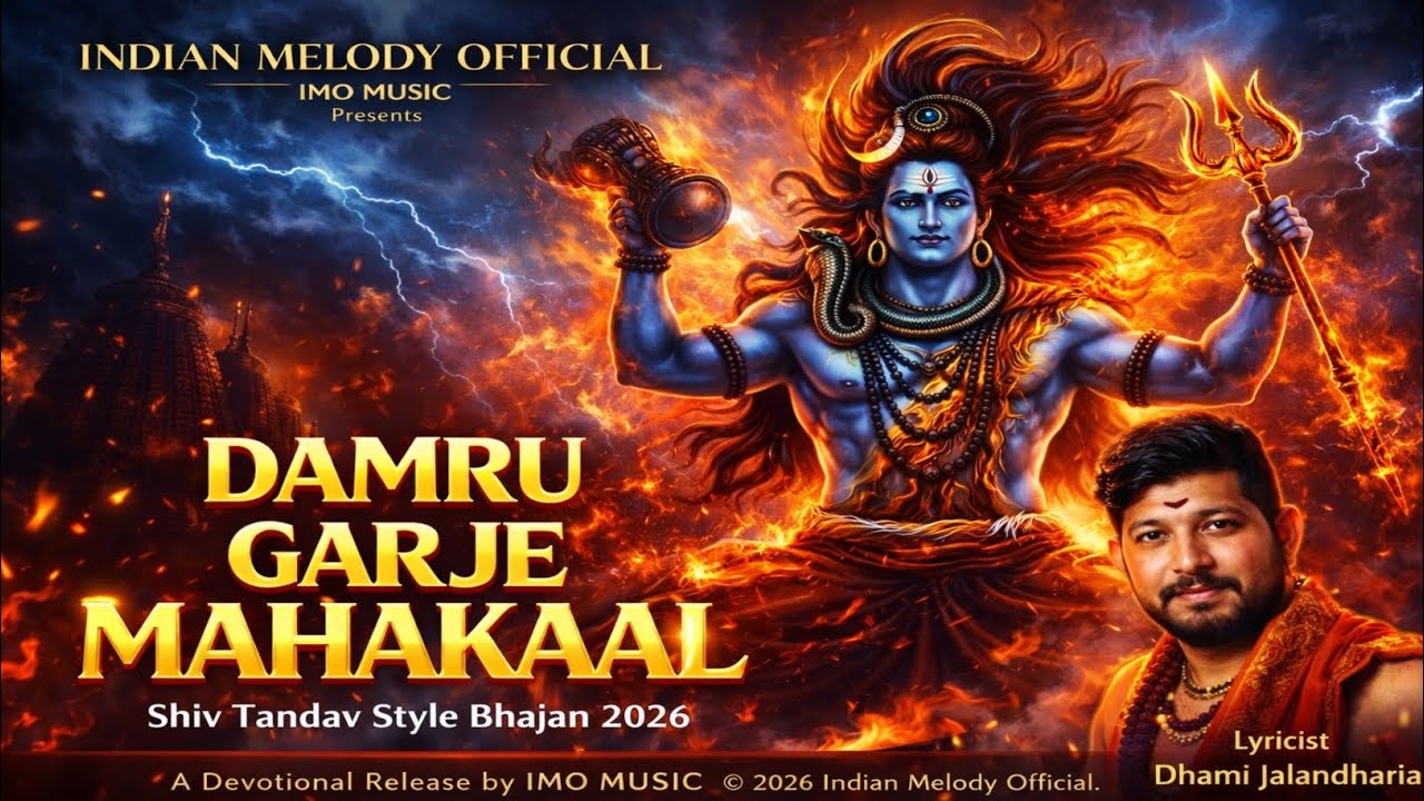 Damru Garje Mahakaal 🔱 | Shiv Tandav Style Bhajan 2026 | Har Har Mahadev | Mahashivratri Special