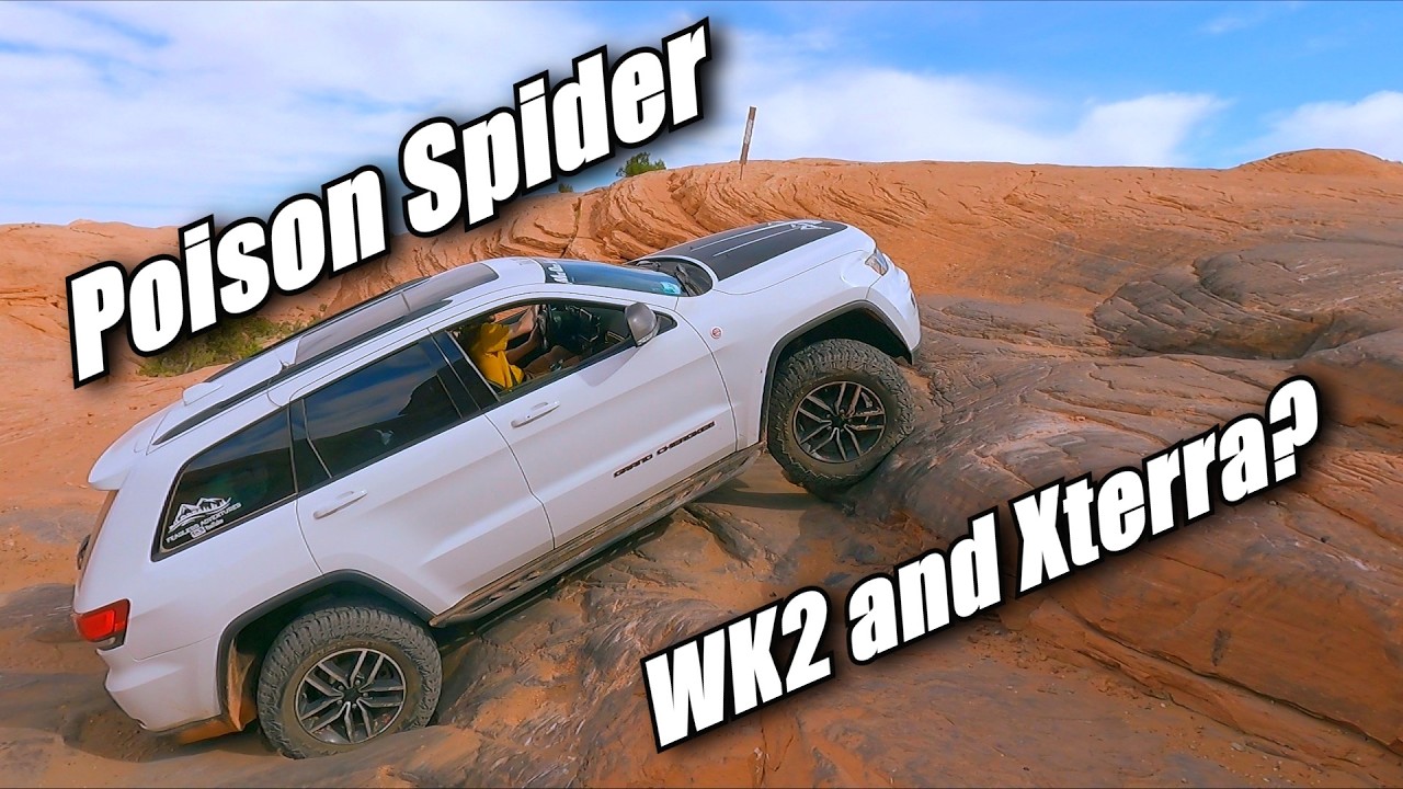 Ядовитый паук на практически стандартном Grand Cherokee WK2 и Nissan Xterra! Внедорожник 4x4 в Мо...