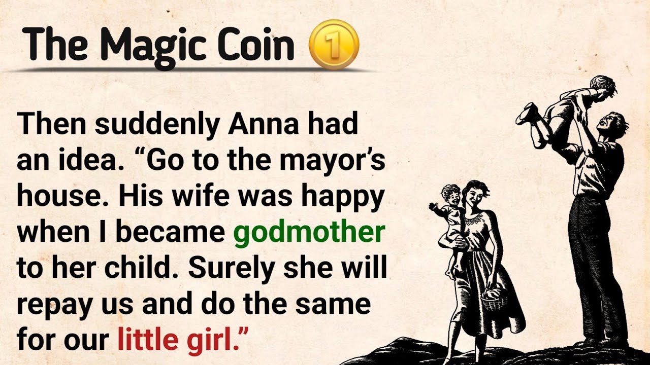 The Magic Coin ⭐️ Level B1 - Learn English Through Stories 