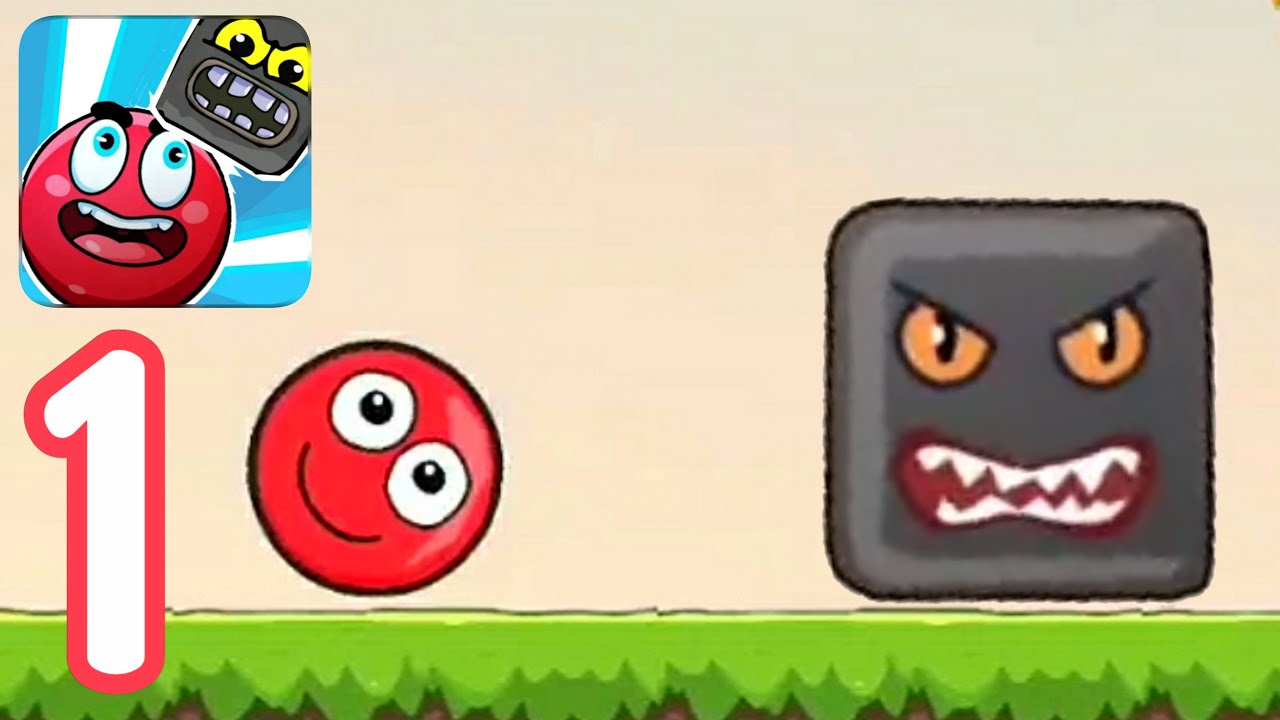 Bounce Ball - Red Roller Ball-(Gameplay 1)-Niveles Del 1 Al 10