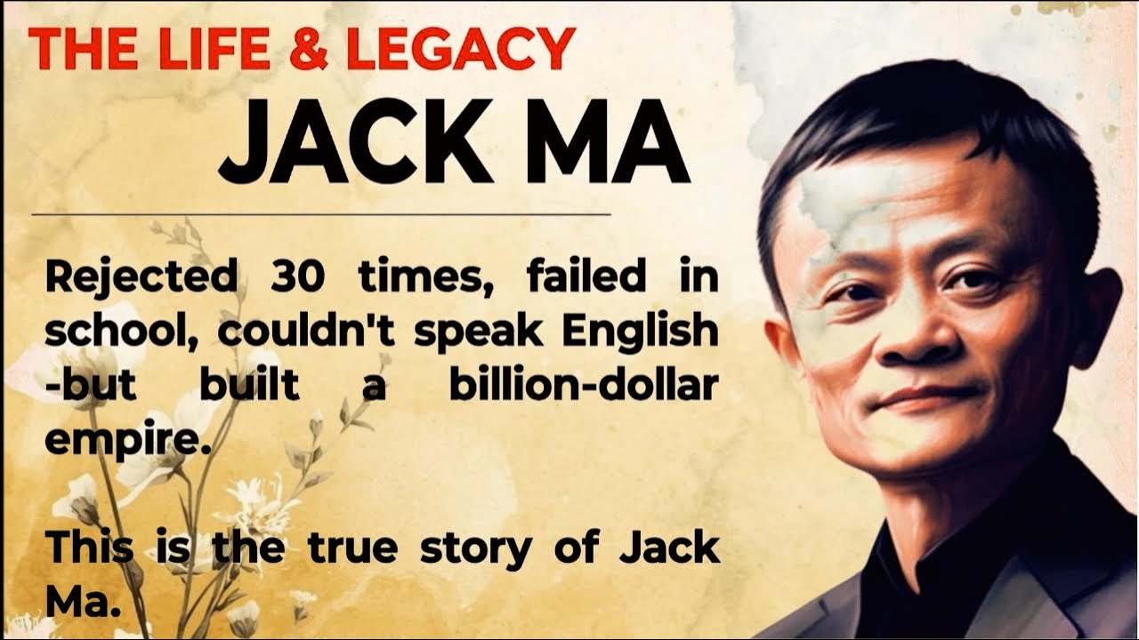 Jack Ma's Life Story || Learn English Through Story Level 2🔥 || Graded Reader || Listening Practice✅