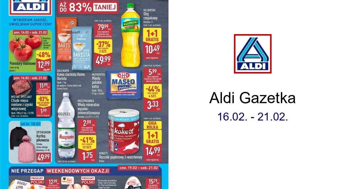Aldi Gazetka 16.02. - 21.02.