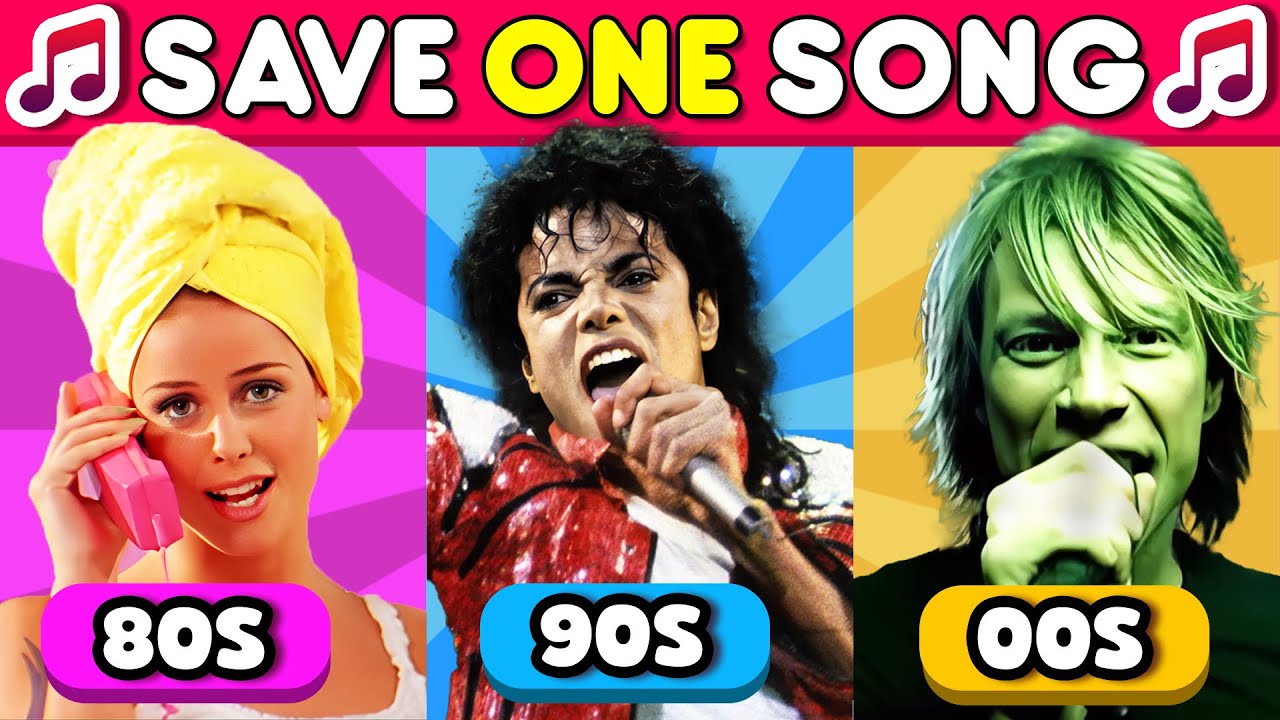 SAVE ONE SONG: 80s vs 90s vs 00s Decades | Music Quiz Challenge
