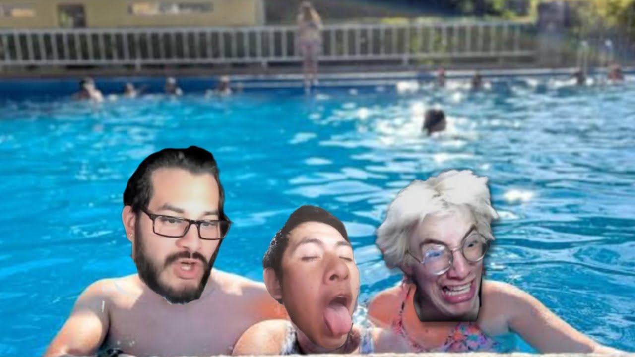IRL EN LA PISCINA 💦 | Elperre, Glogloking, Padre Domingo, Cholex, & Matnarok
