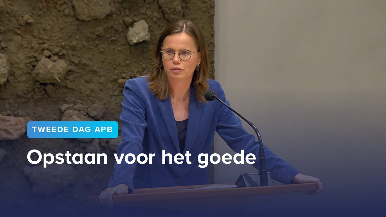 Mirjam Bikker bij de Algemene Politieke Beschouwingen