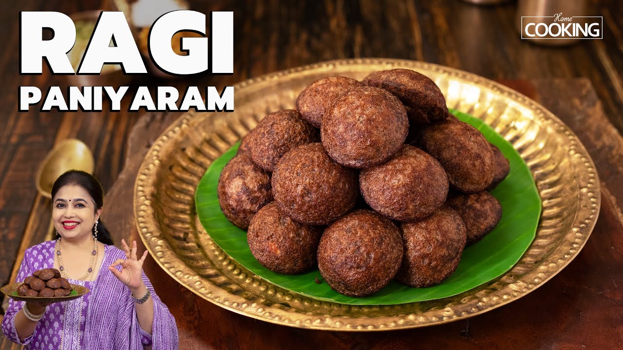 Soft & Spongy Ragi Paniyaram | Easy & Nutritious Millet Tiffin Recipe | Healthy Millet Snacks