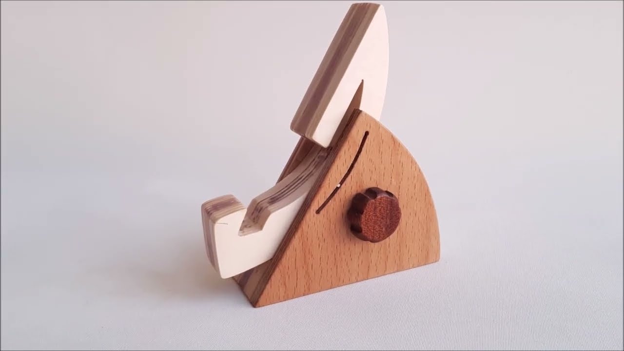 Wooden Adjustable Phone Holder, cell phone stand diy plans