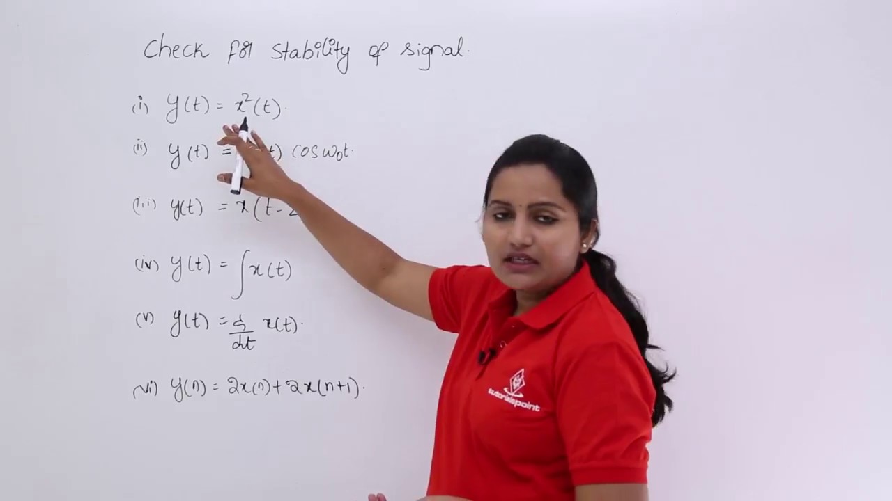 Check for Stability of Signals
