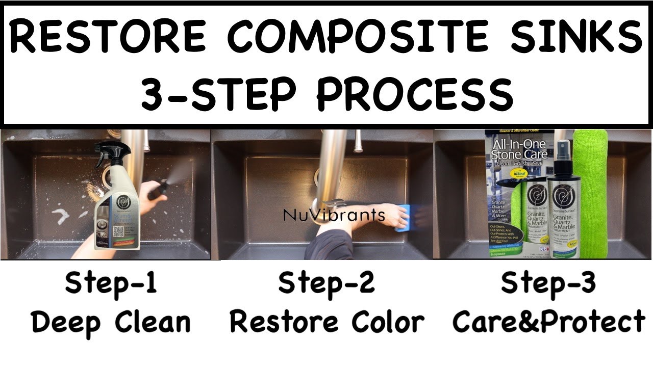 Restoring Granite Sinks: Clean, Enhance Color, Seal, Restore, Repair (Deep Dive)