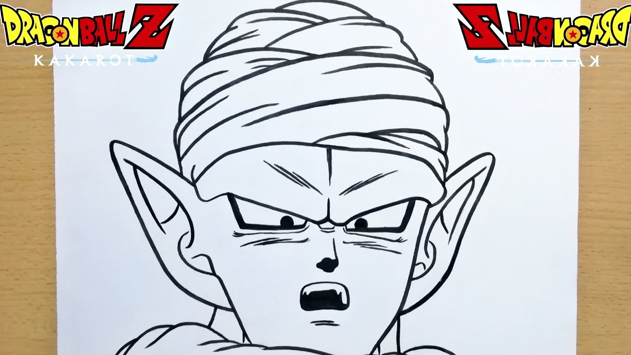 HOW TO DRAW PICCOLO EASY 🐉🐲