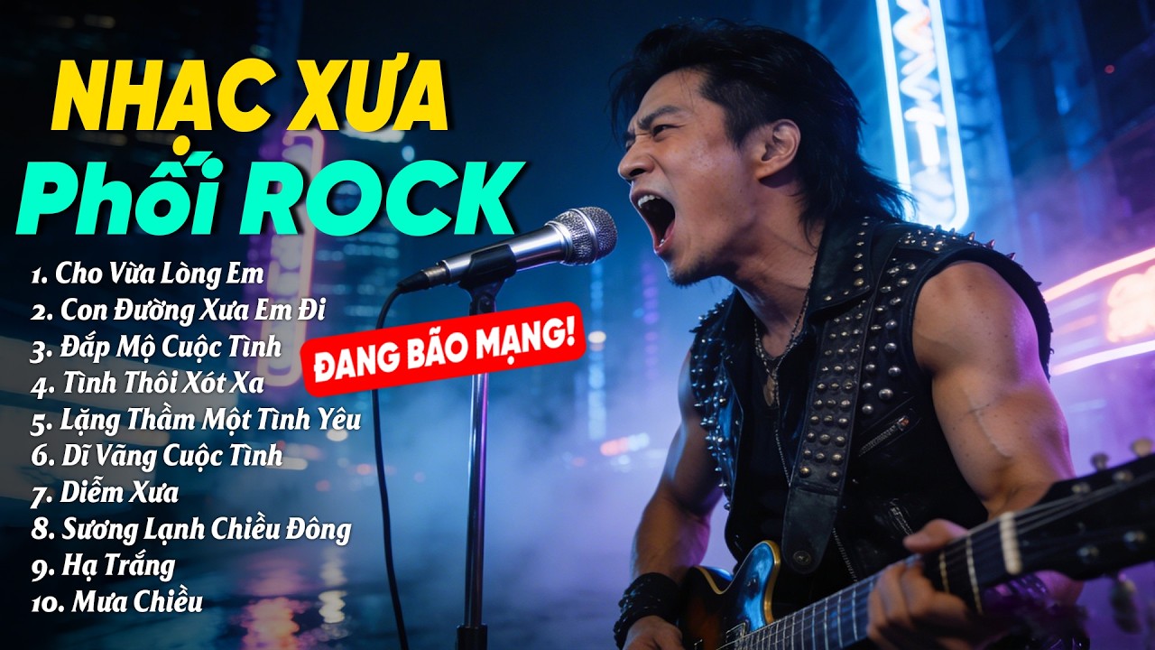 TOP 10 BÀI NHẠC XƯA PHỐI ROCK ĐANG BÃO MẠNG 2026 | Con Đường Xưa Em Đi, Mưa Chiều #nhachaymoingay