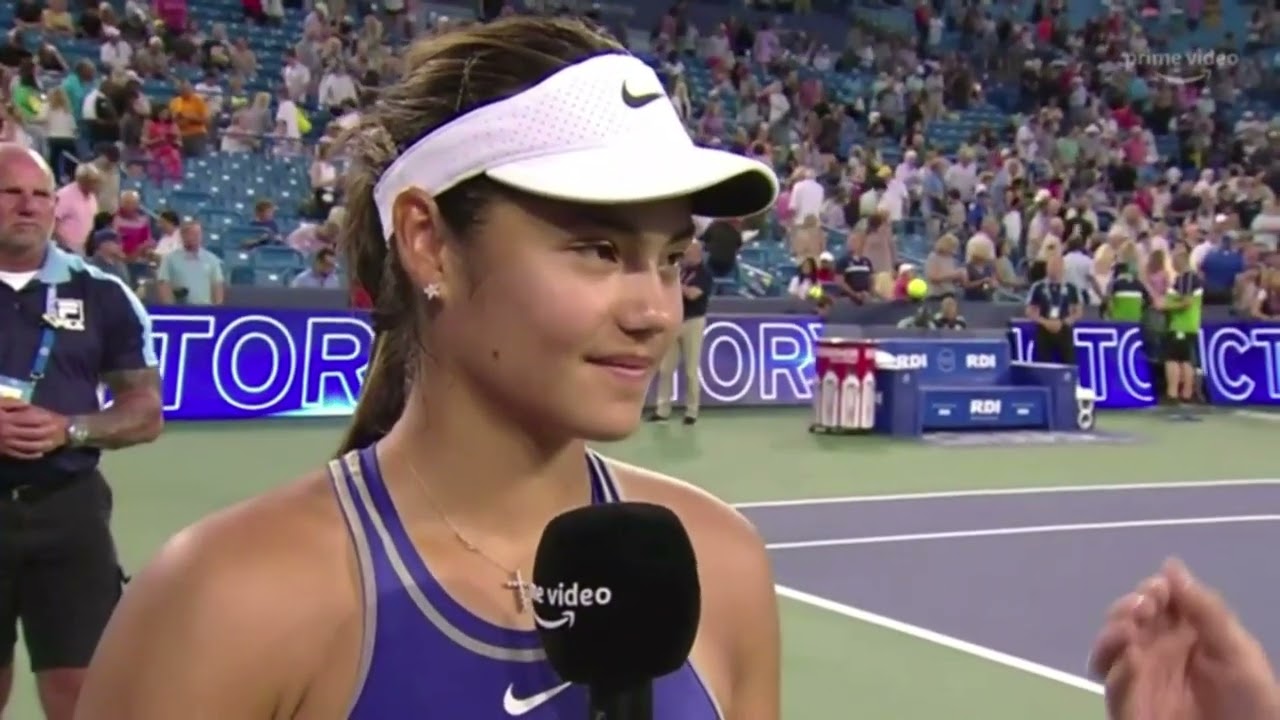 Emma Raducanu vs Serena Williams  Emma serving for the match + post match interviews and highlights