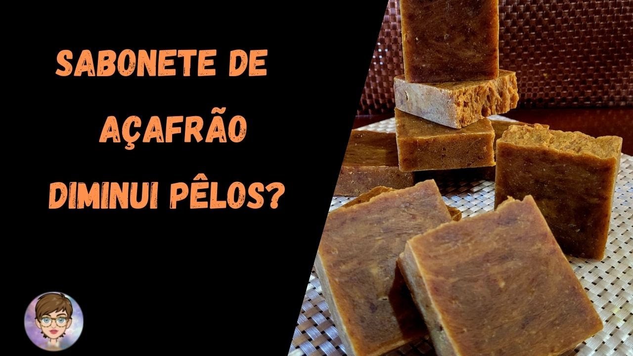 Aprenda a fazer sabonete com açafrão e laranja doce - vegano e natural