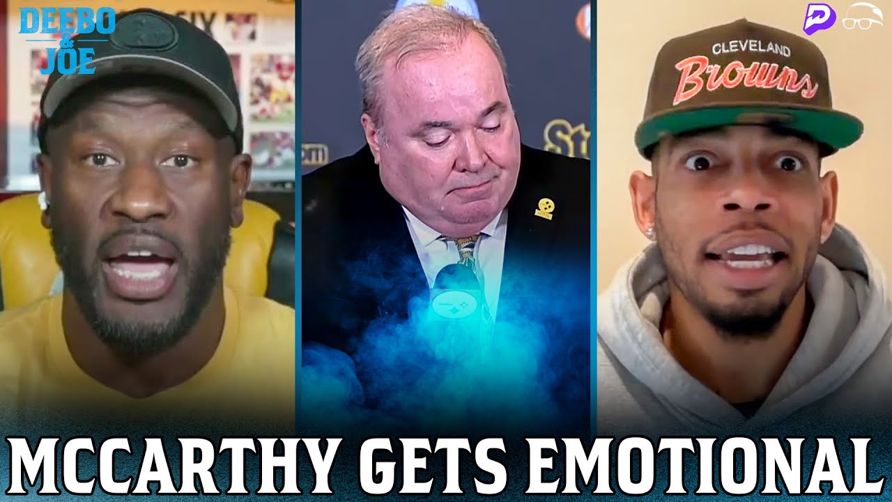 James Harrison REACTS to Mike McCarthy CRYING at Steelers Intro Press Conference | Deebo & Joe