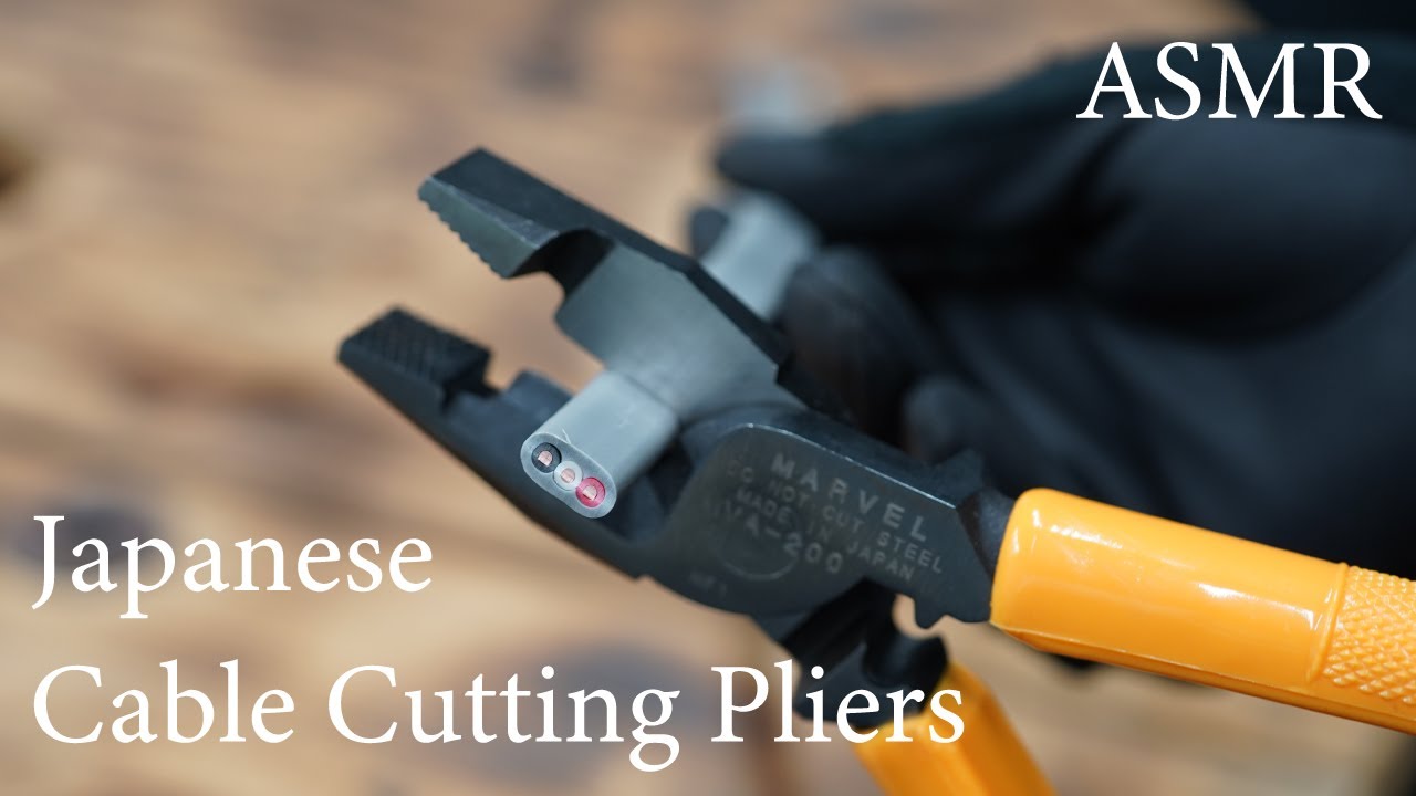 ASMR ❘ Japanese Pliers Tool Sound 【MVA-200】| MARVEL CORPORATION