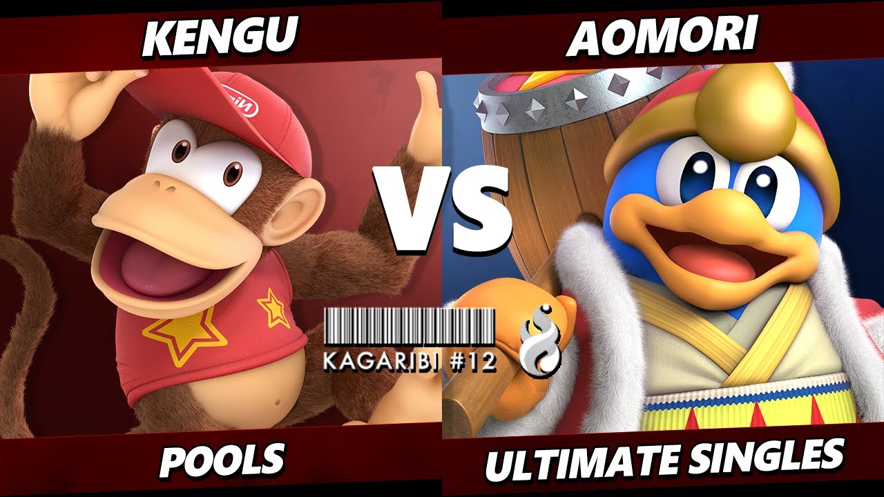 Kagaribi 12 - Kengu (Diddy Kong) Vs. AOMORI (Dedede) Smash Ultimate - SSBU