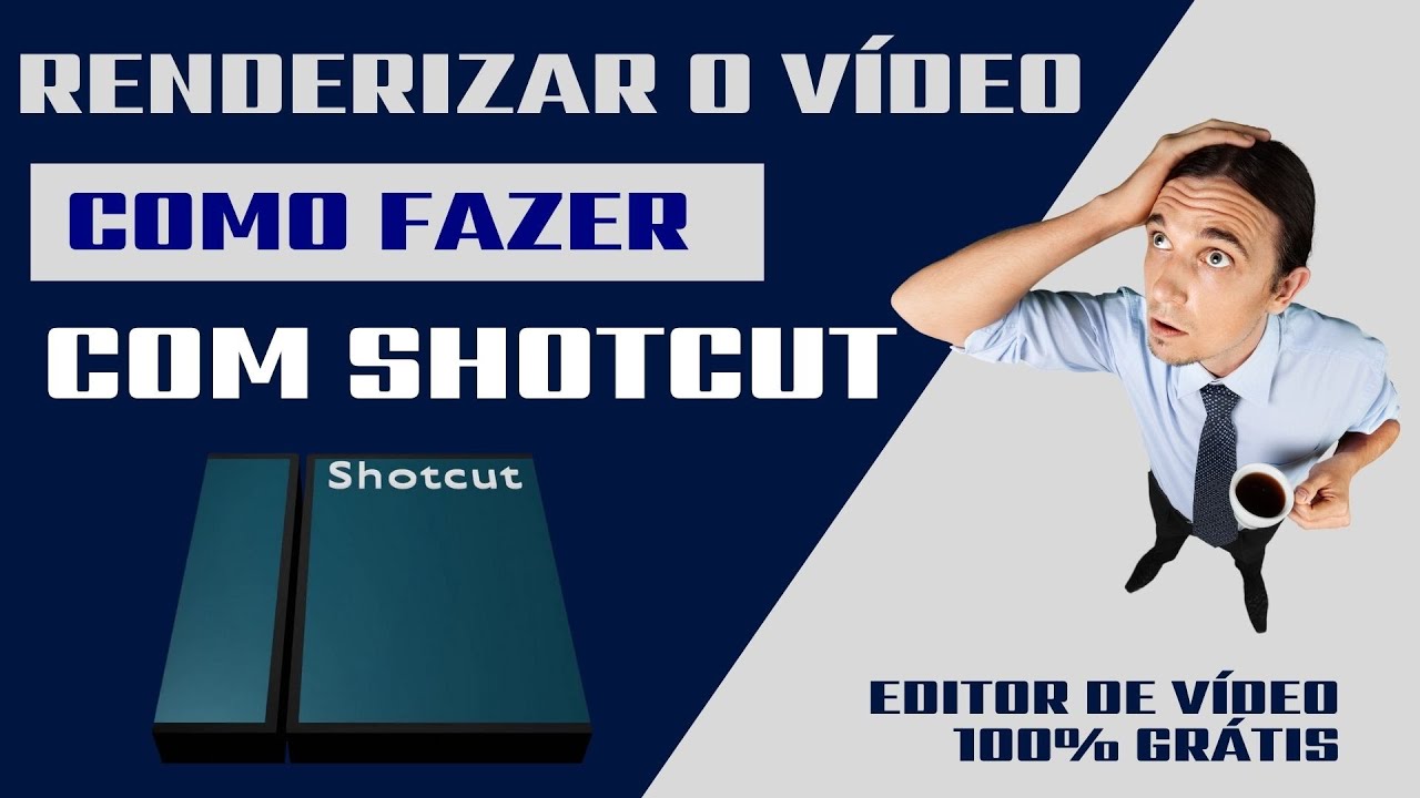 Como Exportar e Renderizar um Vídeo com  SHOTCUT seu Editor de Vídeo GRÁTIS