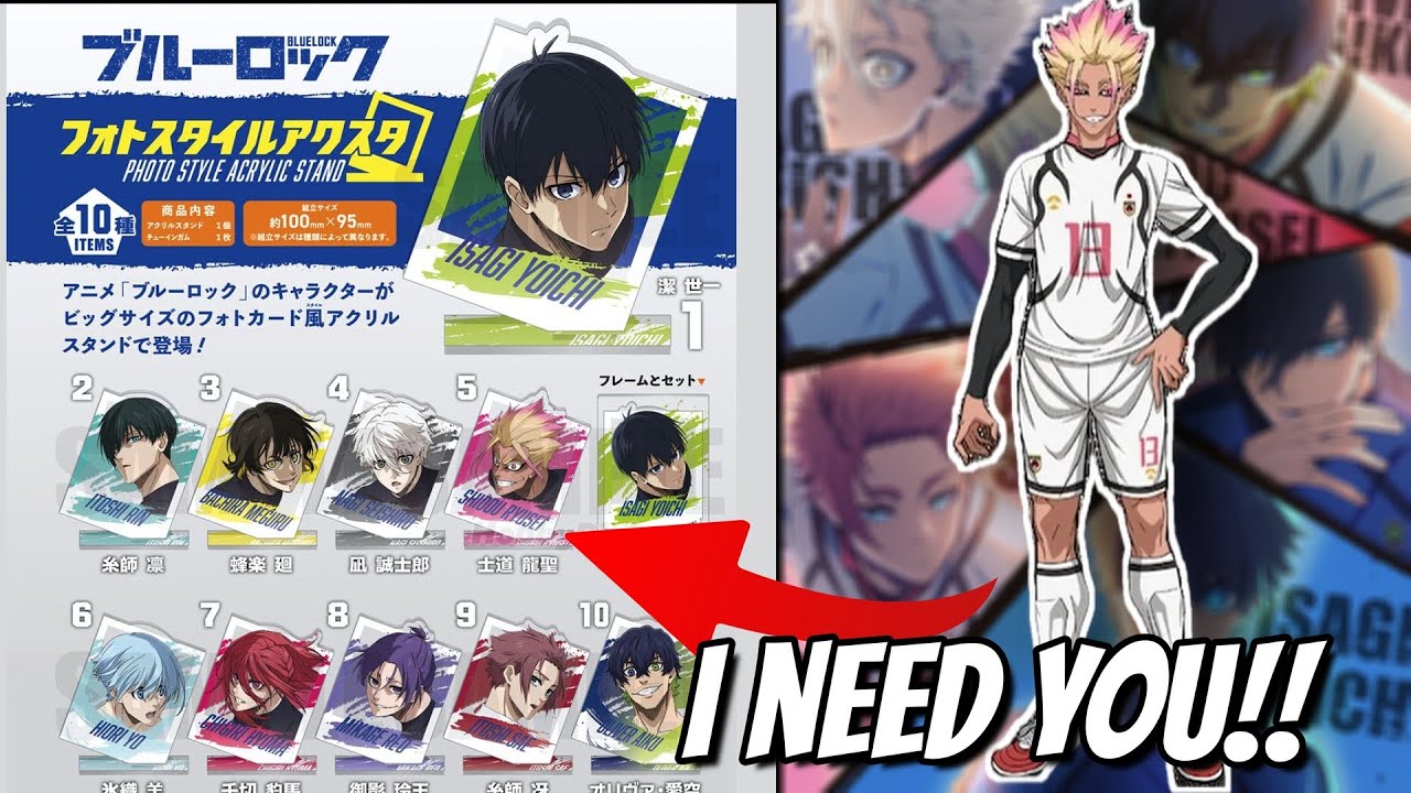 I BOUGHT THE BOX FOR SHIDOU! Unboxing mystery Acrylics from Blue Lock