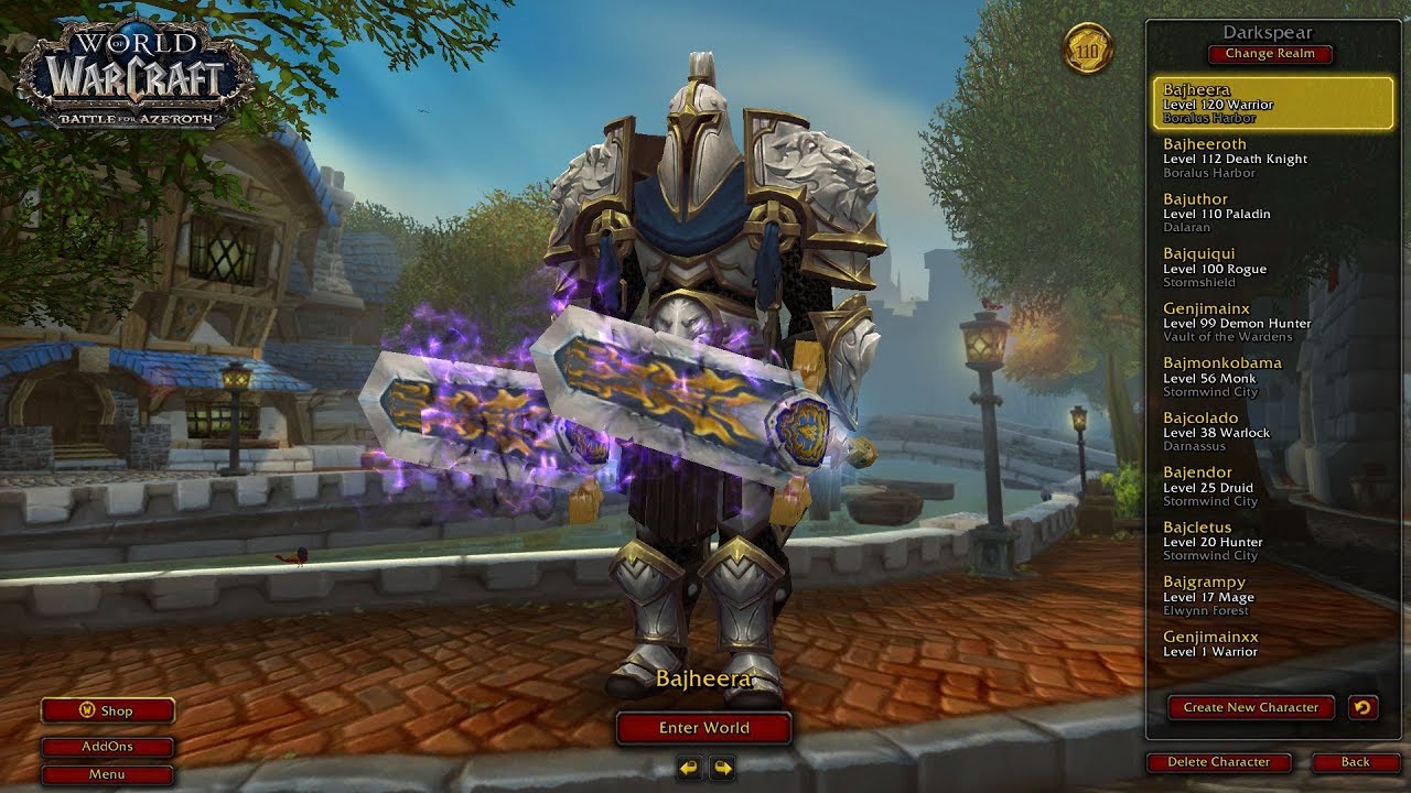 Bajheera - 2500+ Fury WMP 3v3 Arena (Fury is Back?!) - WoW 8.0 BFA Warrior PvP