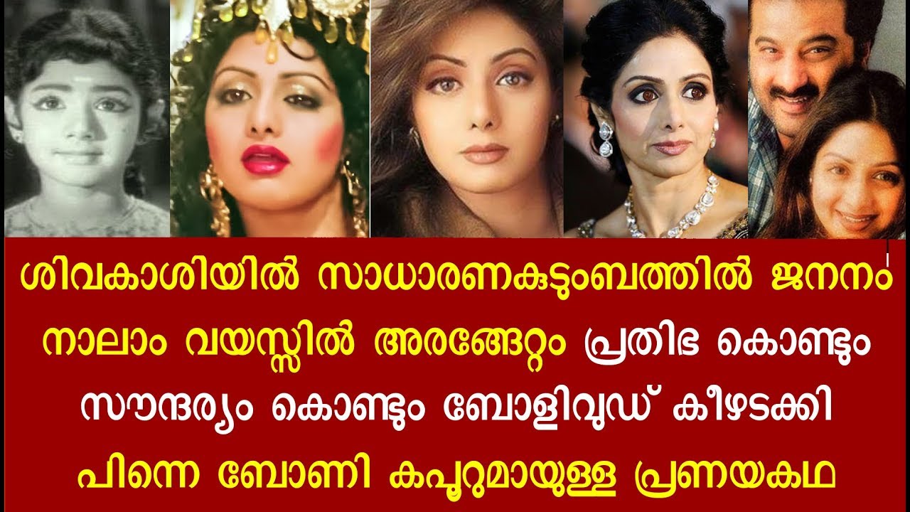 ശ്രീദേവിയുടെ അതിശയിപ്പിക്കുന്ന ജീവിതയാത്ര|Sreedevi