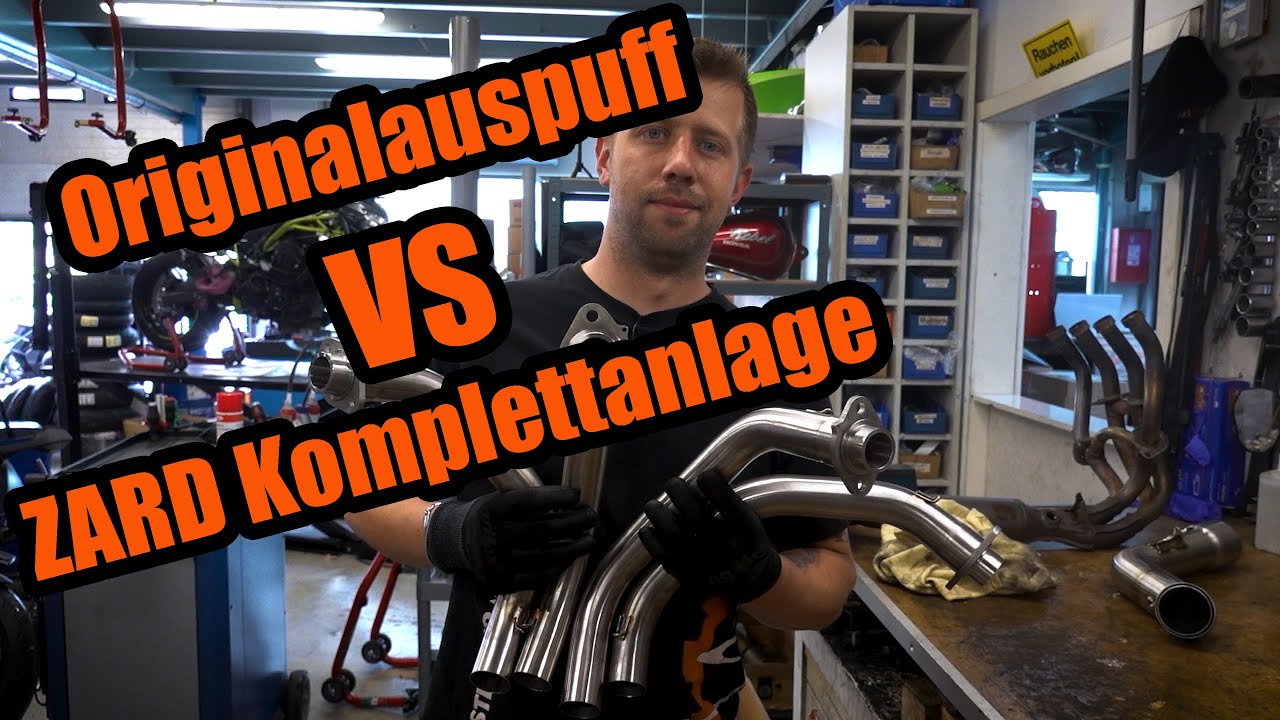 BESTER SOUND & GUTE LEISTUNG | ZARD Komplettanlage VS Original | Kawasaki Z900