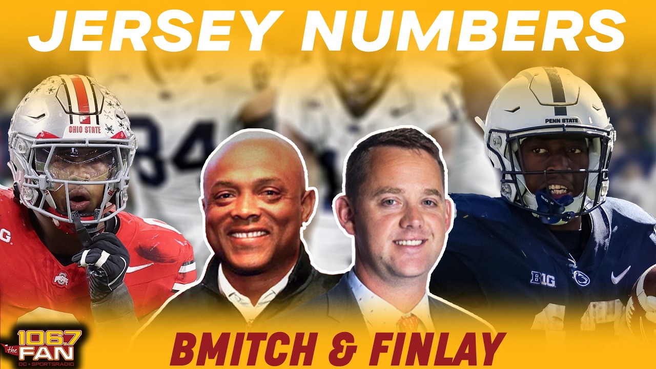 Commanders Rookie Jersey Numbers Released! I BMitch & Finlay