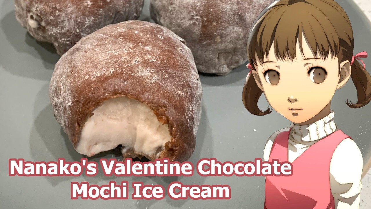 Nanako's Valentine Chocolate Mochi Ice Cream!
